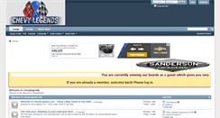 Desktop Screenshot of chevylegends.com