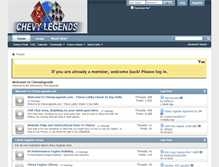 Tablet Screenshot of chevylegends.com